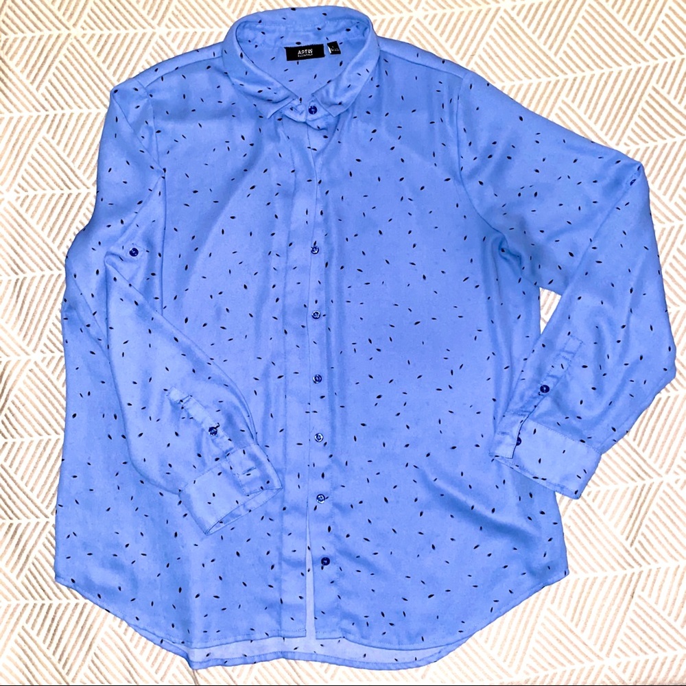 Long Sleeve Button Blouse